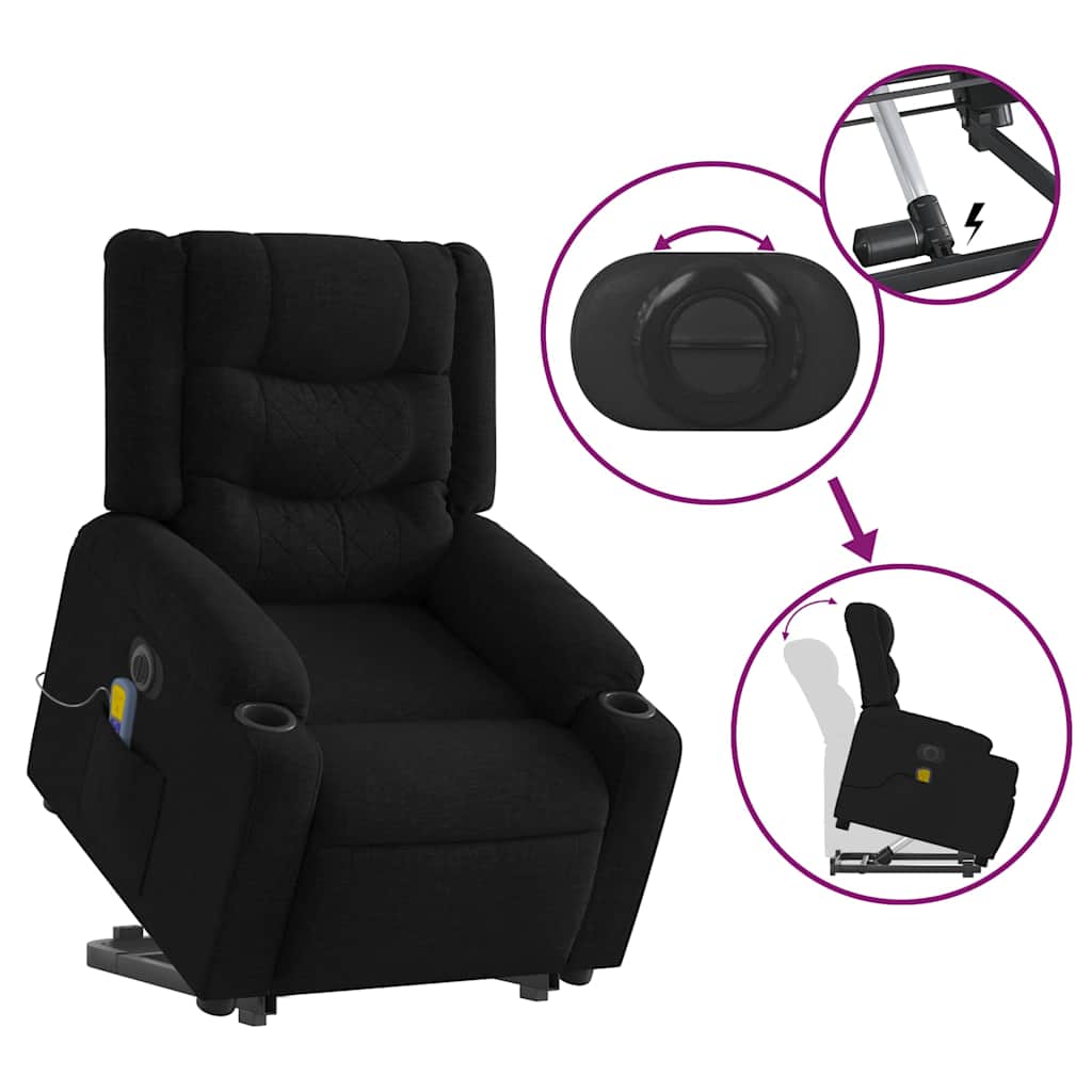 8721012220751_g_en_hd_9 vidaXL Electric Stand up Massage Recliner Chair Black Fabric - Image 11