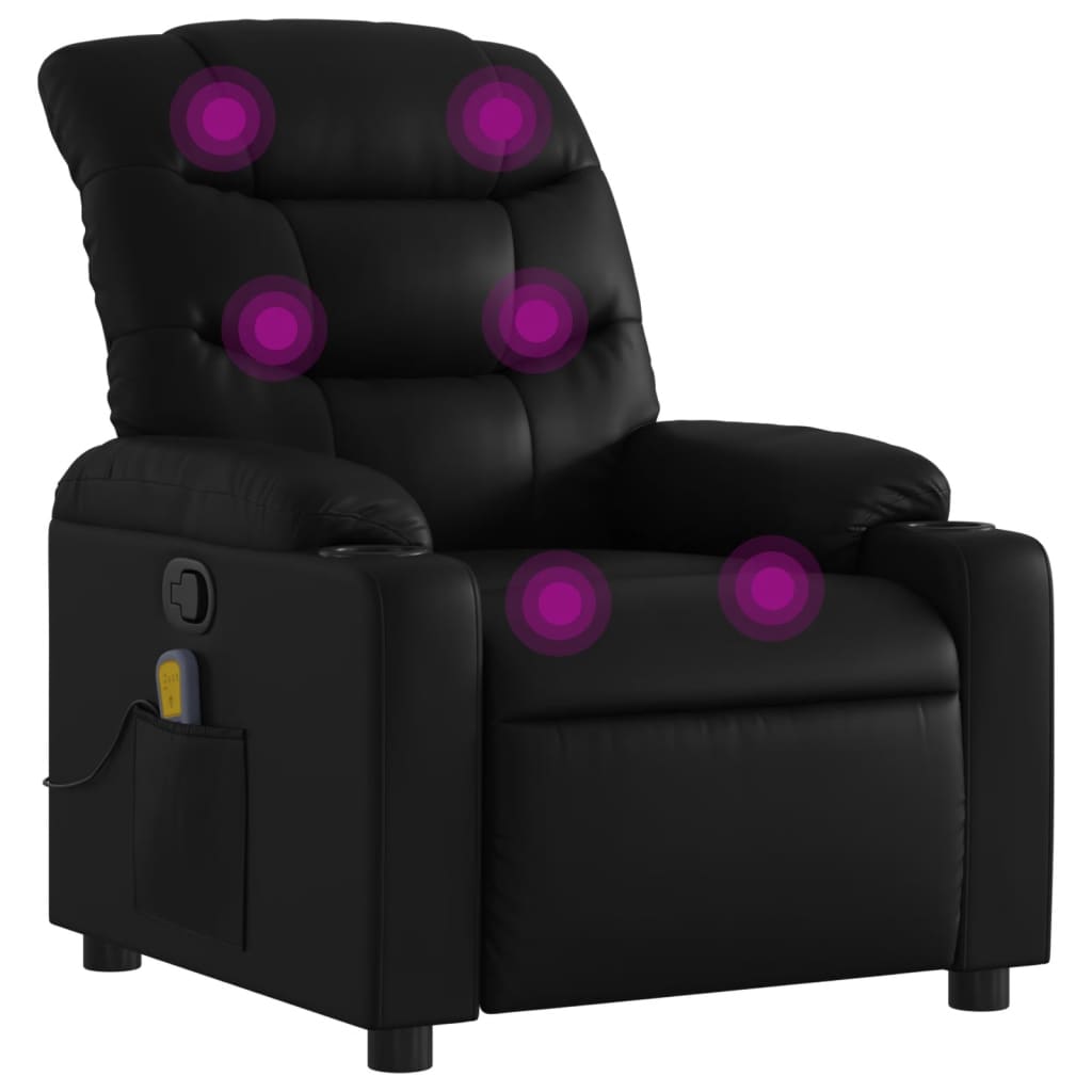 8721012220768_a_en_hd_1 vidaXL Massage Recliner Chair Black Faux Leather - Image 2