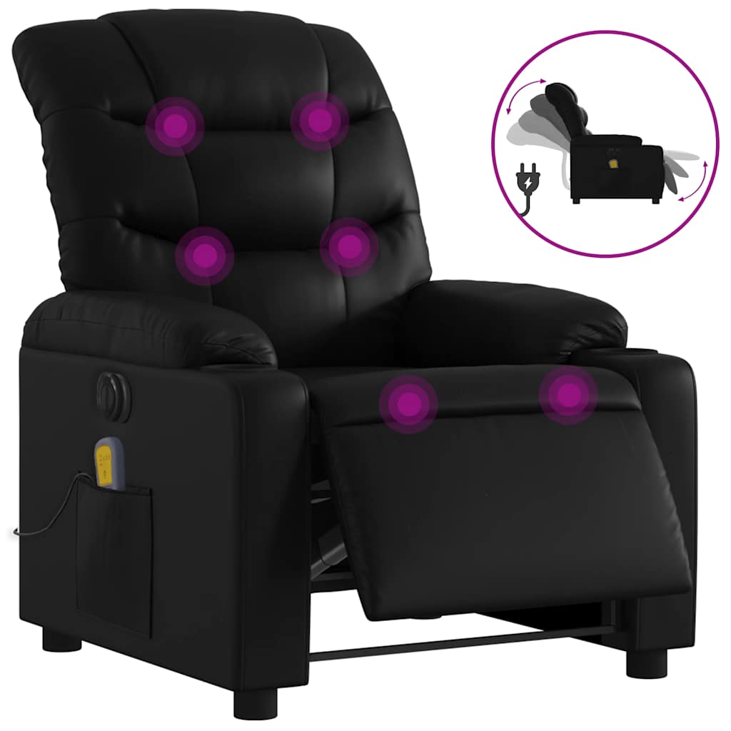 8721012220775_a_en_hd_1 vidaXL Electric Massage Recliner Chair Black Faux Leather - Image 2
