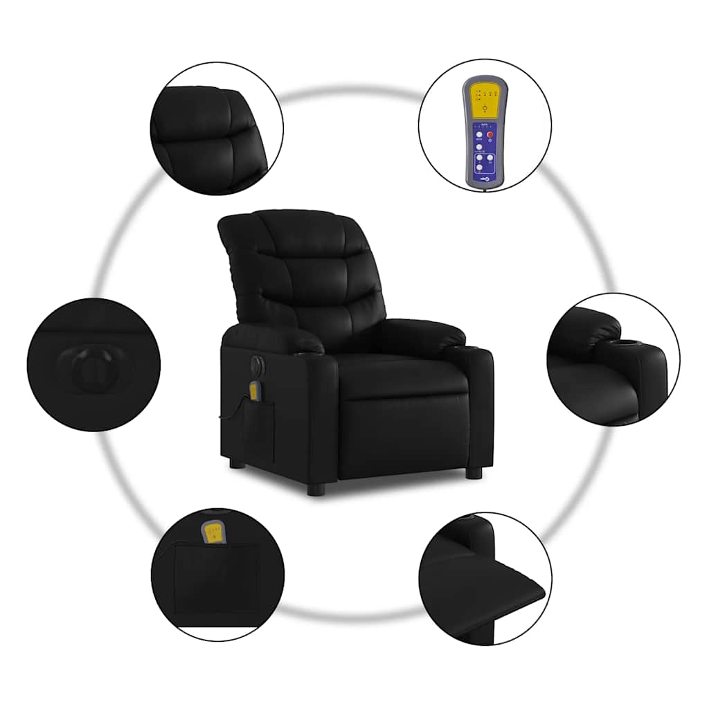 8721012220775_g_en_hd_6 vidaXL Electric Massage Recliner Chair Black Faux Leather - Image 8