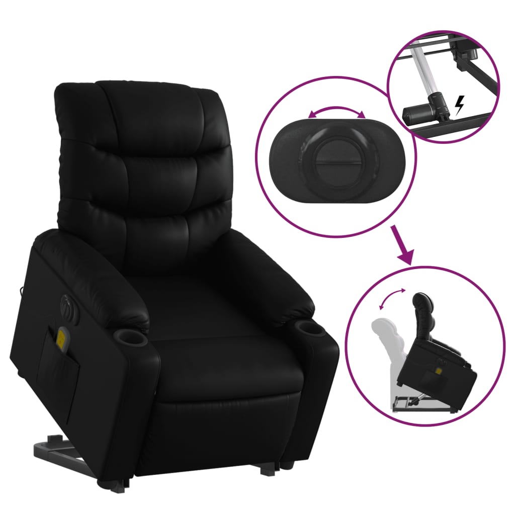 8721012220799_g_en_hd_9 vidaXL Electric Stand up Massage Recliner Chair Black Faux Leather - Image 11