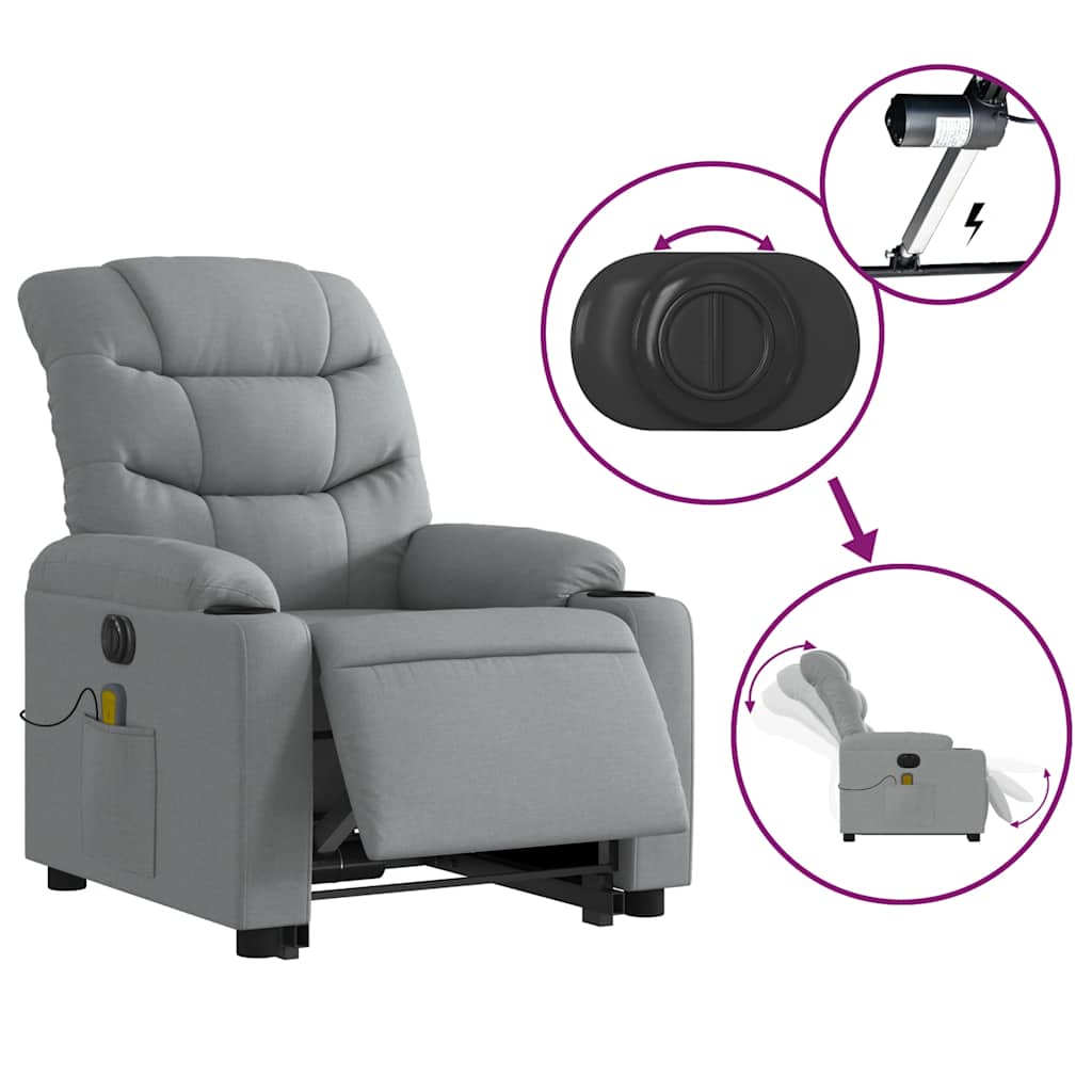 8721012220898_g_en_hd_4 vidaXL Electric Stand up Massage Recliner Chair Light Grey Fabric - Image 6
