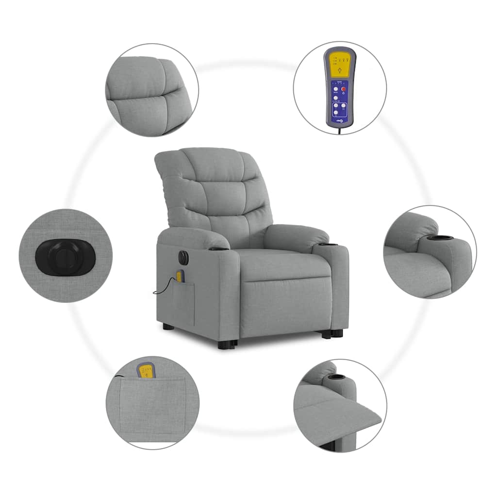 8721012220898_g_en_hd_6 vidaXL Electric Stand up Massage Recliner Chair Light Grey Fabric - Image 8