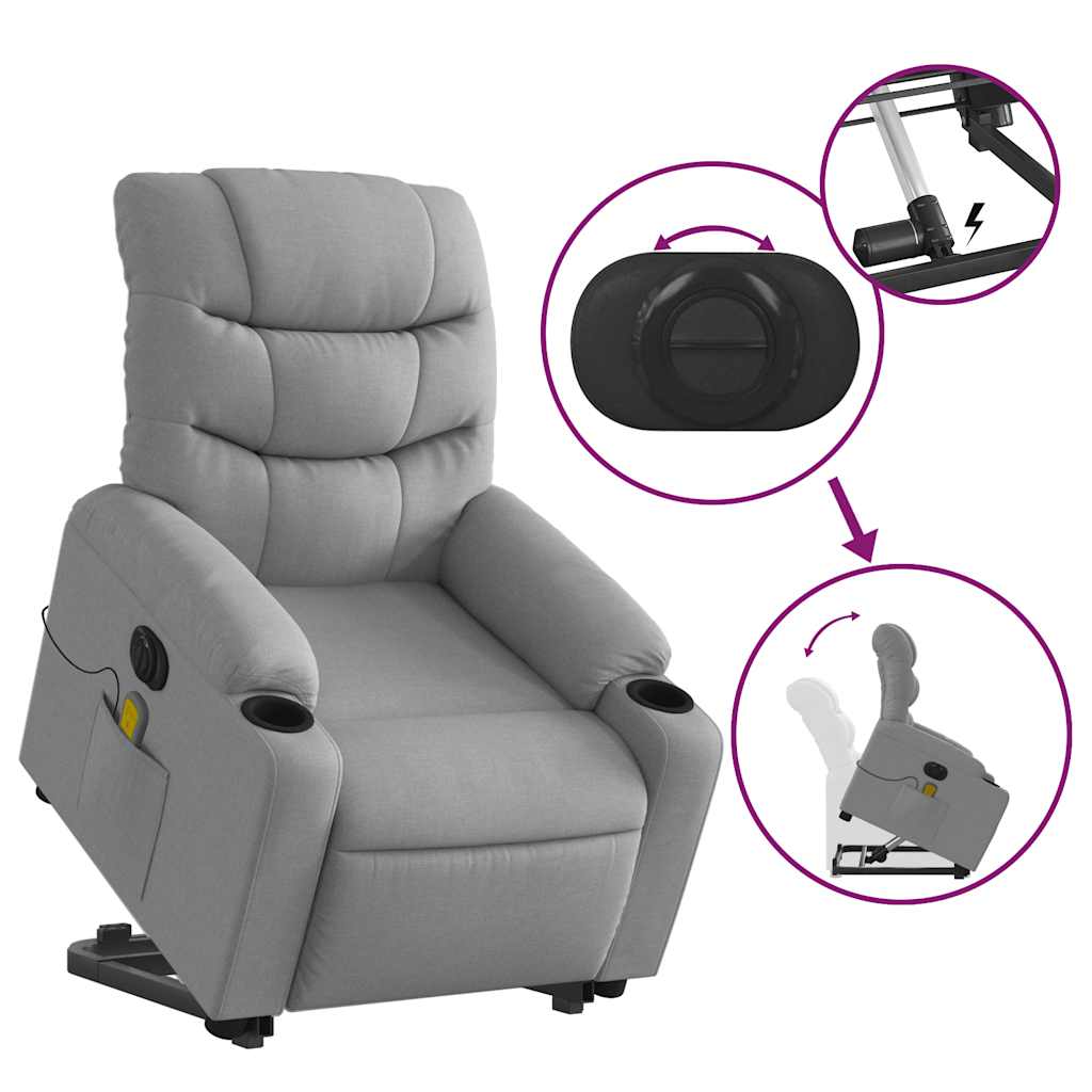 8721012220898_g_en_hd_9 vidaXL Electric Stand up Massage Recliner Chair Light Grey Fabric - Image 11