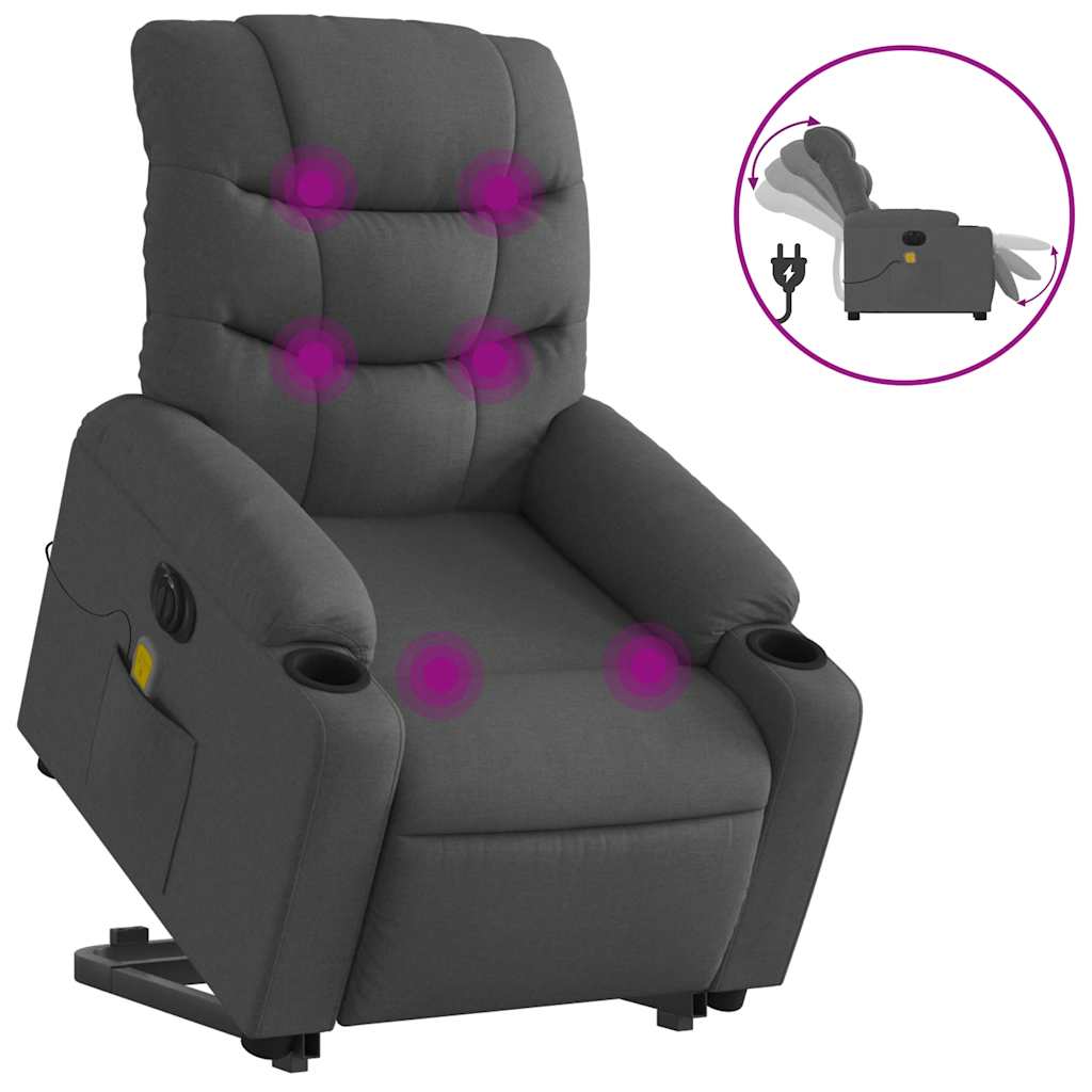 8721012220904_a_en_hd_1 vidaXL Electric Stand up Massage Recliner Chair Dark Grey Fabric - Image 2