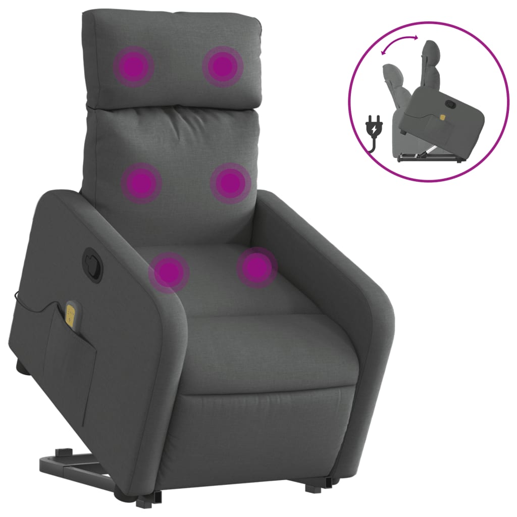8721012221024_a_en_hd_1 vidaXL Electric Stand up Massage Recliner Chair Dark Grey Fabric - Image 2