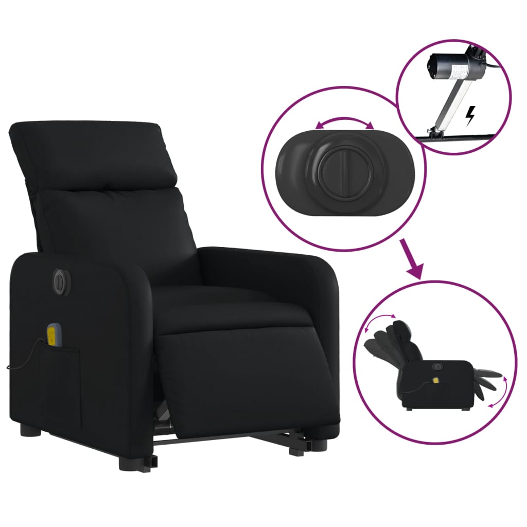 8721012221079_g_en_hd_4 vidaXL Electric Stand up Massage Recliner Chair Black Faux Leather - Image 6