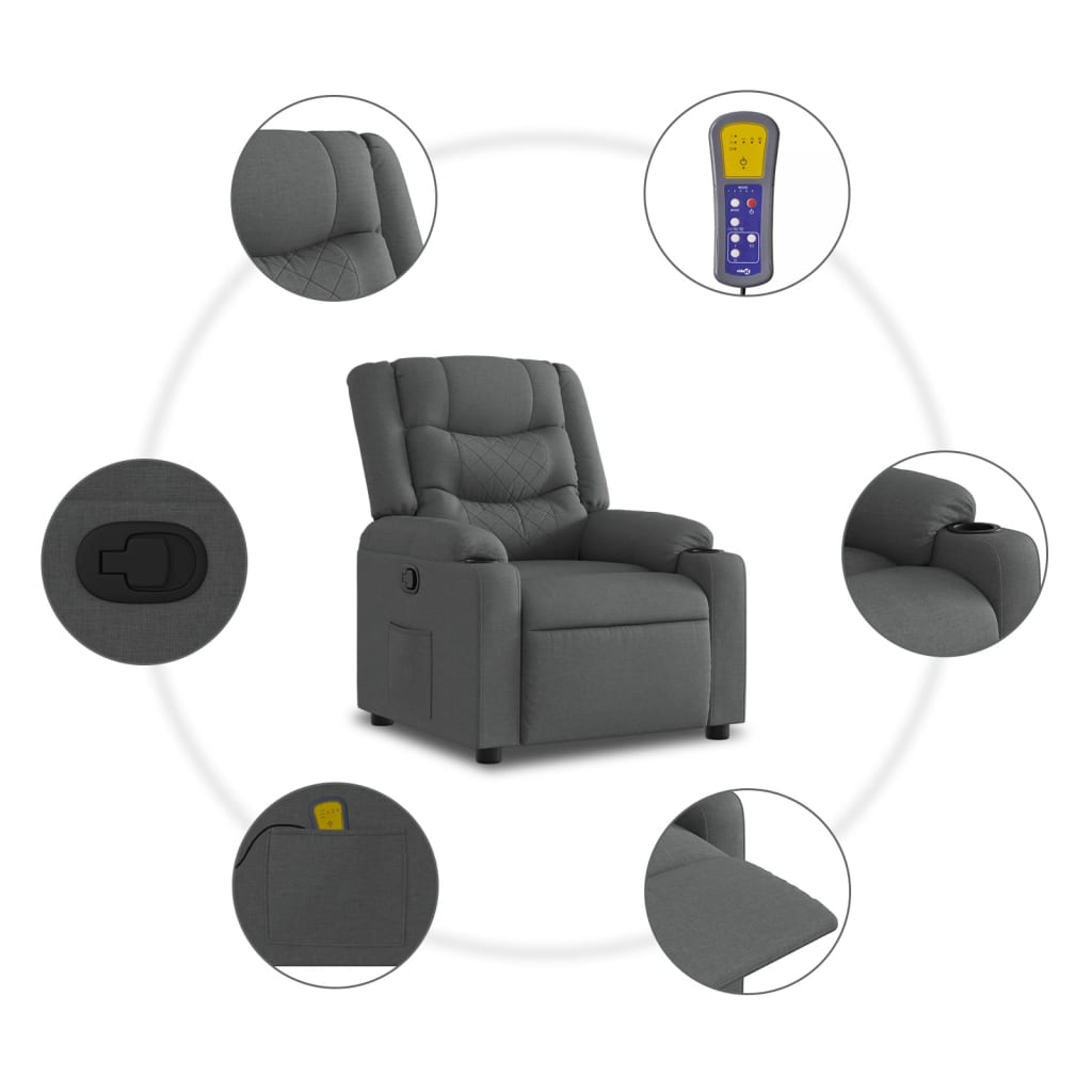 8721012221215_g_en_hd_4 vidaXL Massage Recliner Chair Dark Grey Fabric - Image 6