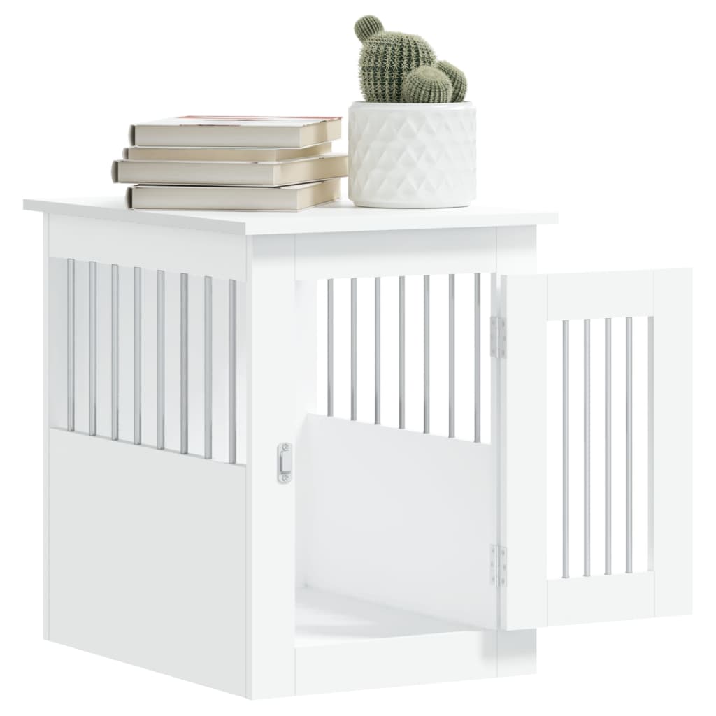 8721012221840_g_en_hd_3 vidaXL Dog Crate Furniture White 45x62x59 cm Engineered Wood - Image 5