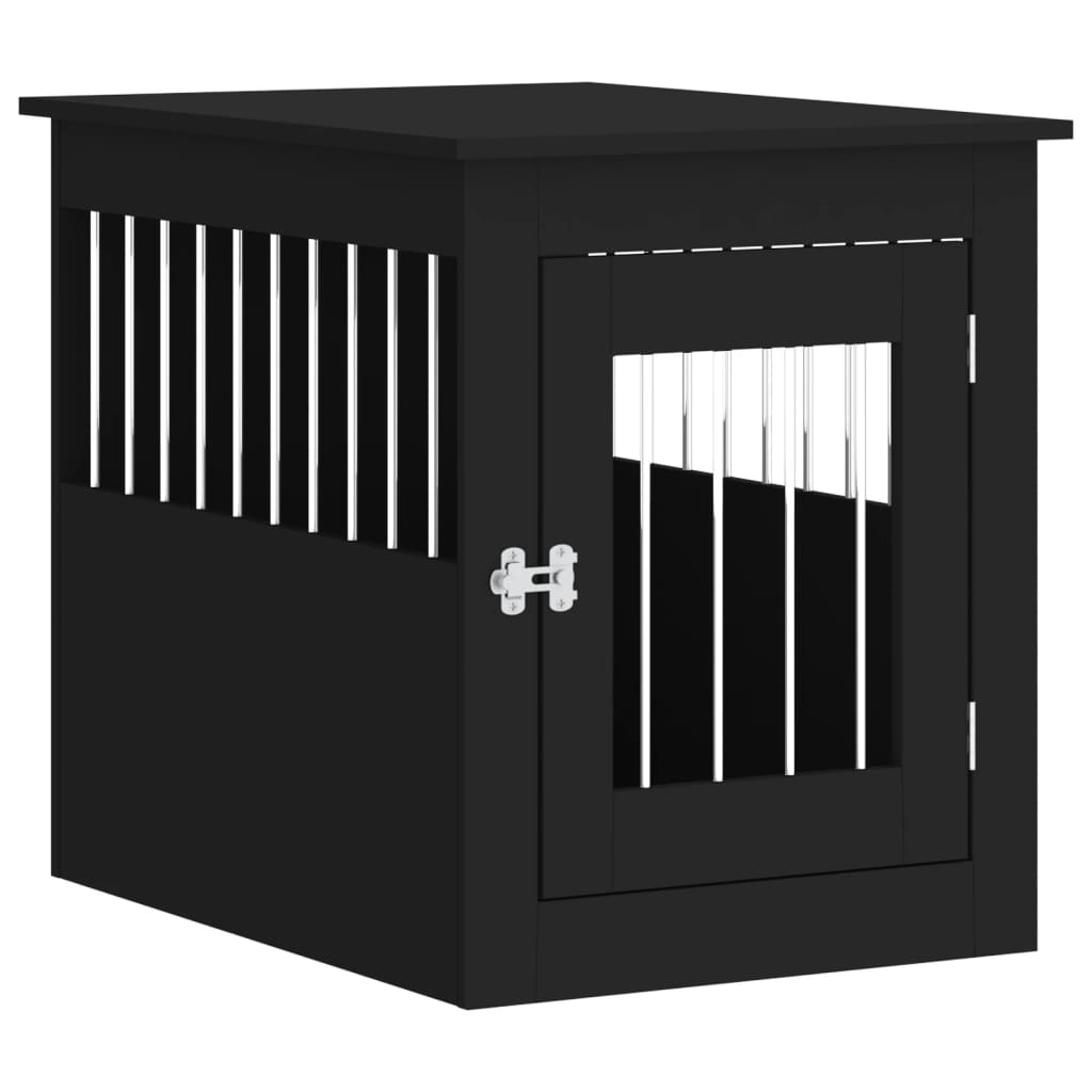 8721012221925_a_en_hd_1 vidaXL Dog Crate Furniture Black 55x75x65 cm Engineered Wood - Image 2