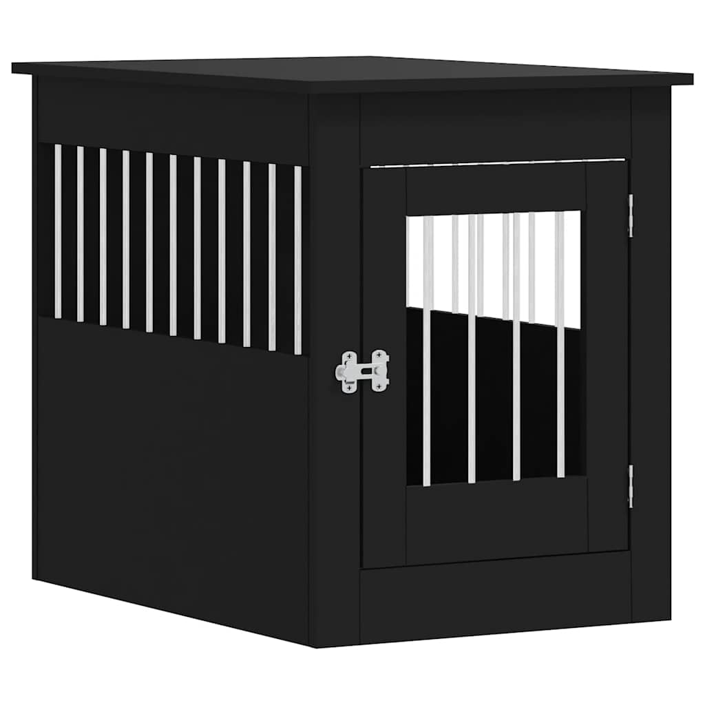 8721012221994_a_en_hd_1 vidaXL Dog Crate Furniture Black 55x80x68 cm Engineered Wood - Image 2
