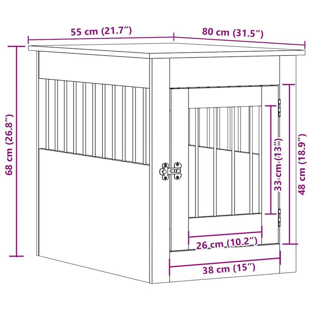 8721012221994_g_en_hd_11 vidaXL Dog Crate Furniture Black 55x80x68 cm Engineered Wood - Image 13