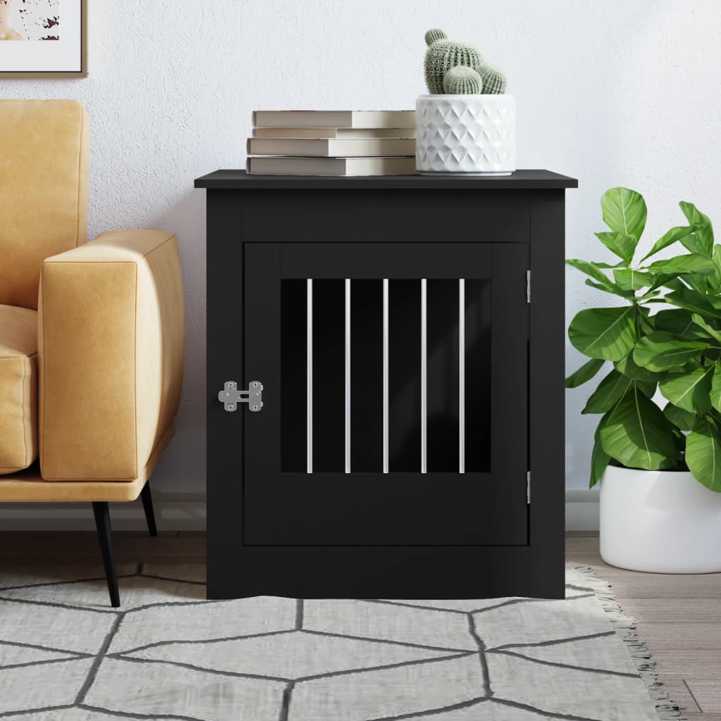8721012222069_g_en_hd_1 vidaXL Dog Crate Furniture Black 64.5x80x71 cm Engineered Wood - Image 3