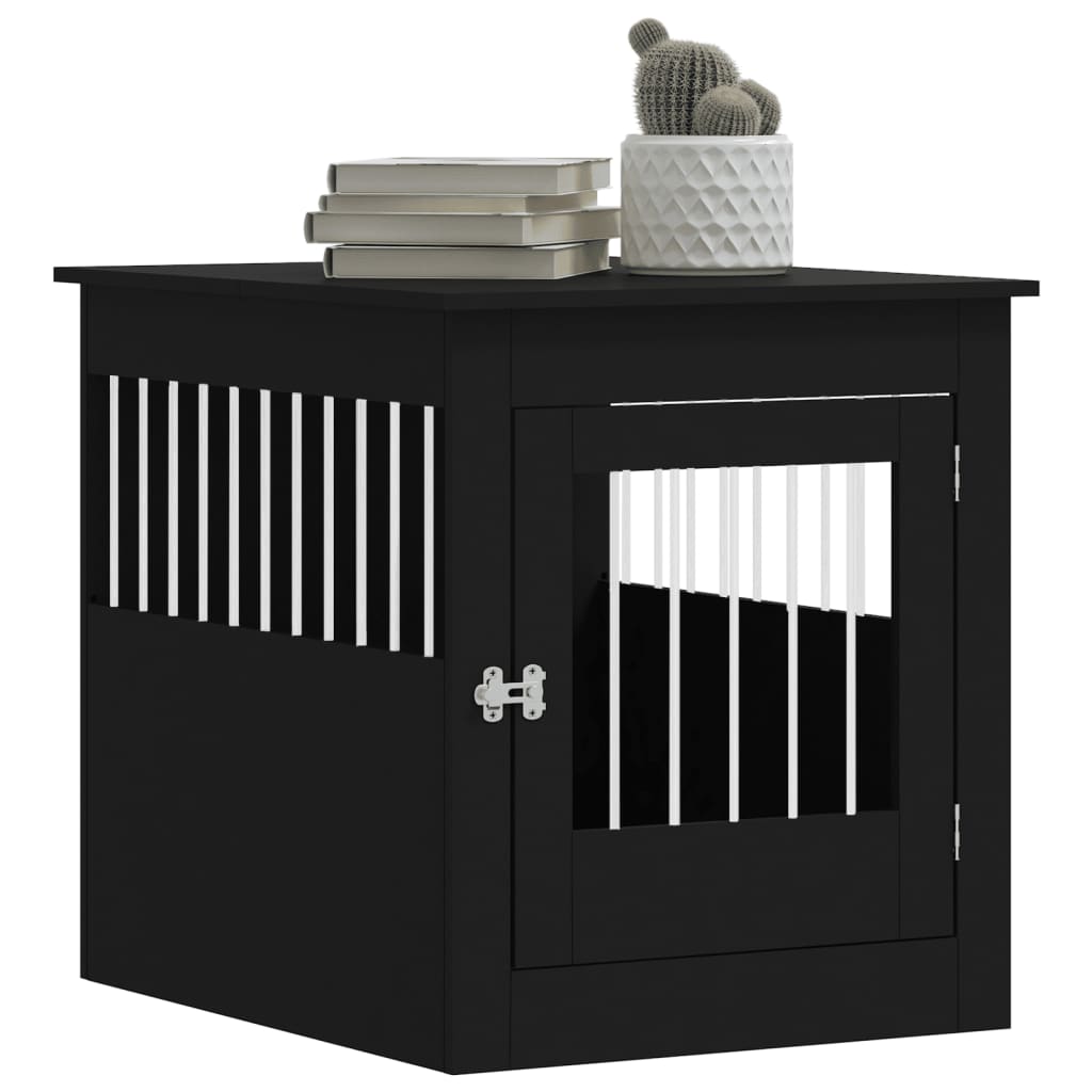 8721012222069_g_en_hd_2 vidaXL Dog Crate Furniture Black 64.5x80x71 cm Engineered Wood - Image 4