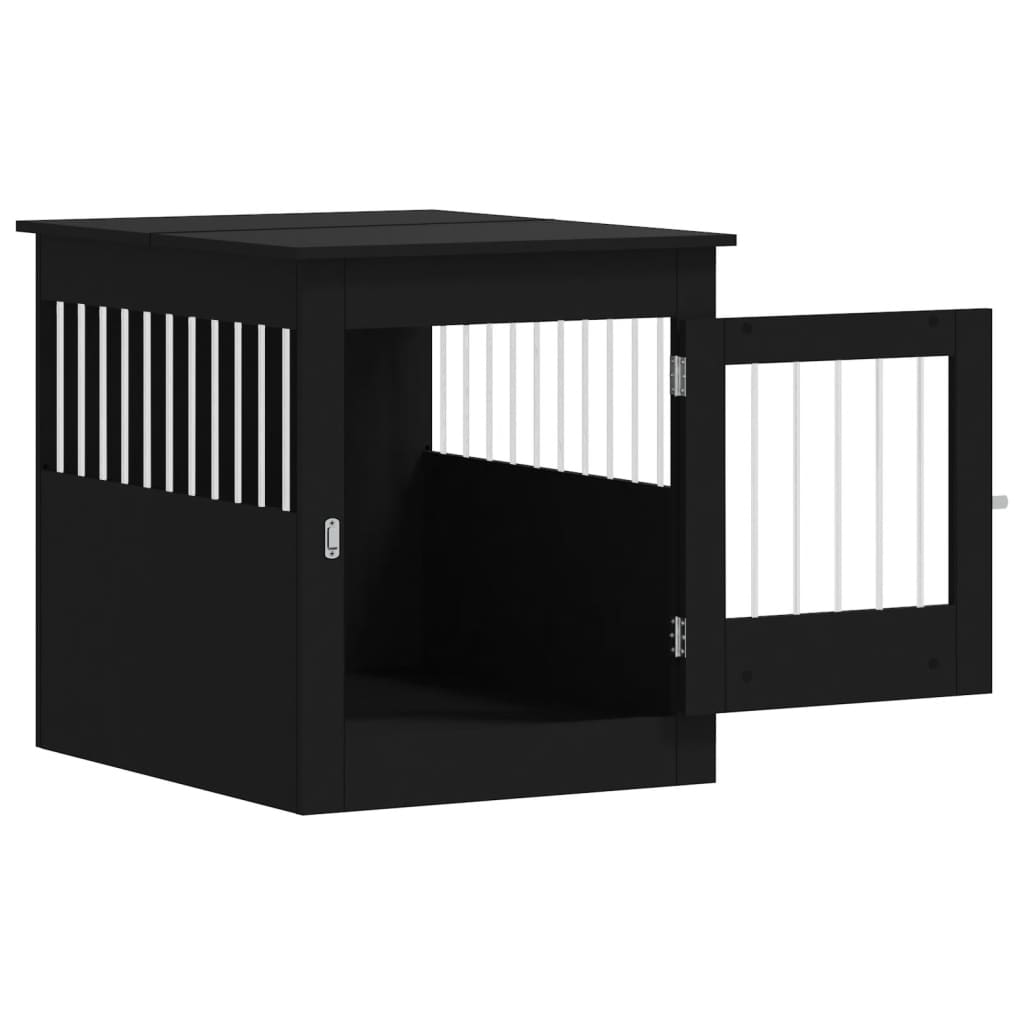 8721012222069_g_en_hd_4 vidaXL Dog Crate Furniture Black 64.5x80x71 cm Engineered Wood - Image 6