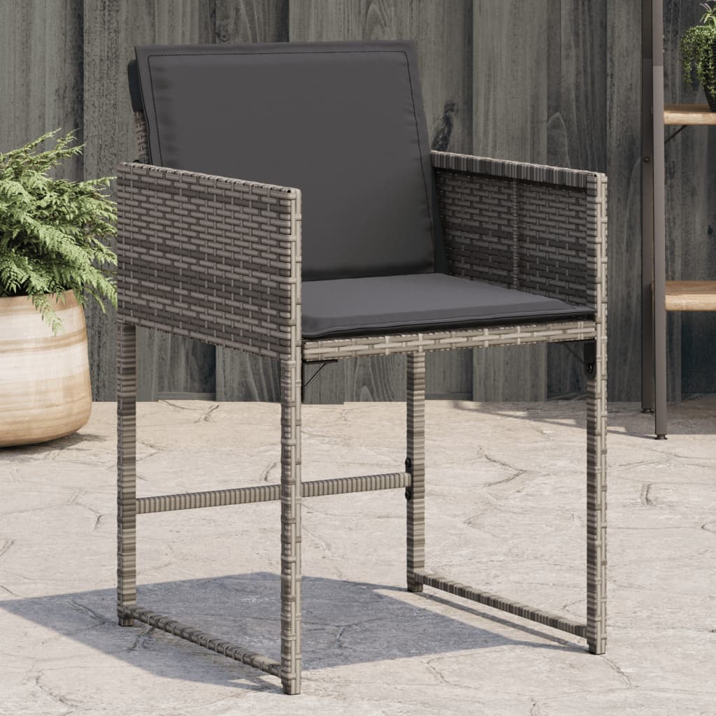 8721012235762_m_en_hd_1 vidaXL Garden Chairs with Cushions 4 pcs Grey Poly Rattan - Image 1