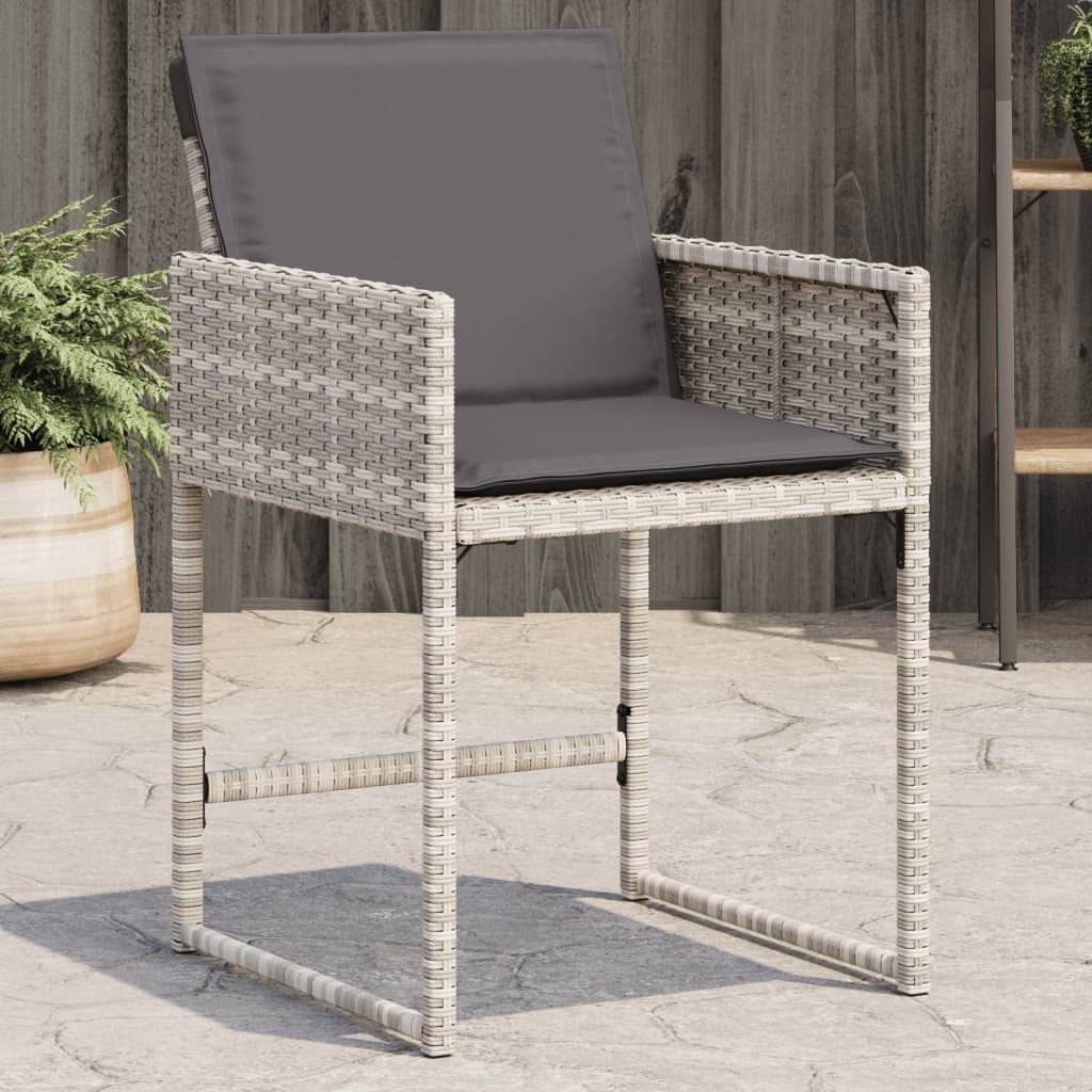 8721012235793_m_en_hd_1 vidaXL Garden Chairs with Cushions 4 pcs Light Grey Poly Rattan - Image 1
