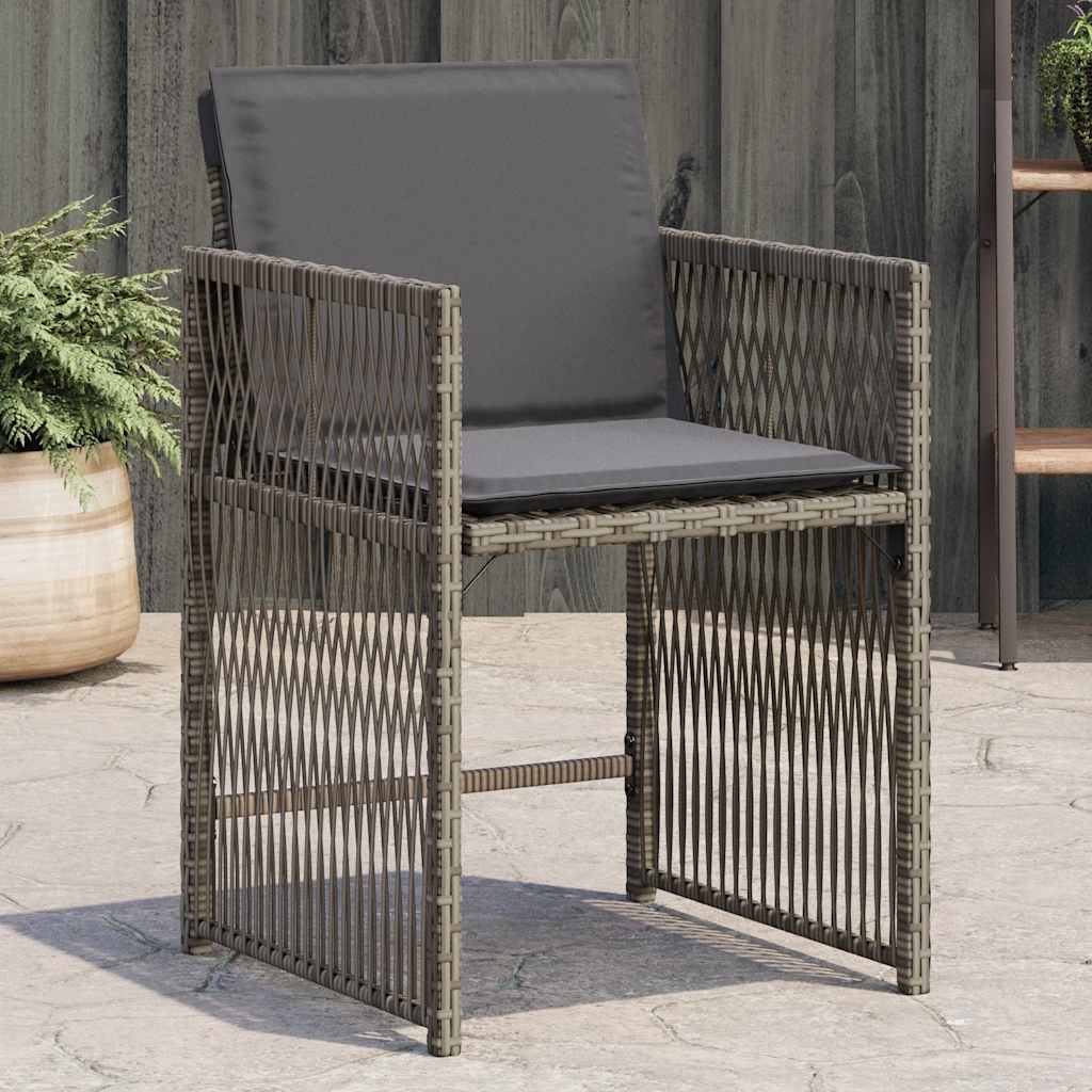 8721012236103_m_en_hd_1 vidaXL Garden Chairs with Cushions 4 pcs Grey Poly Rattan - Image 1