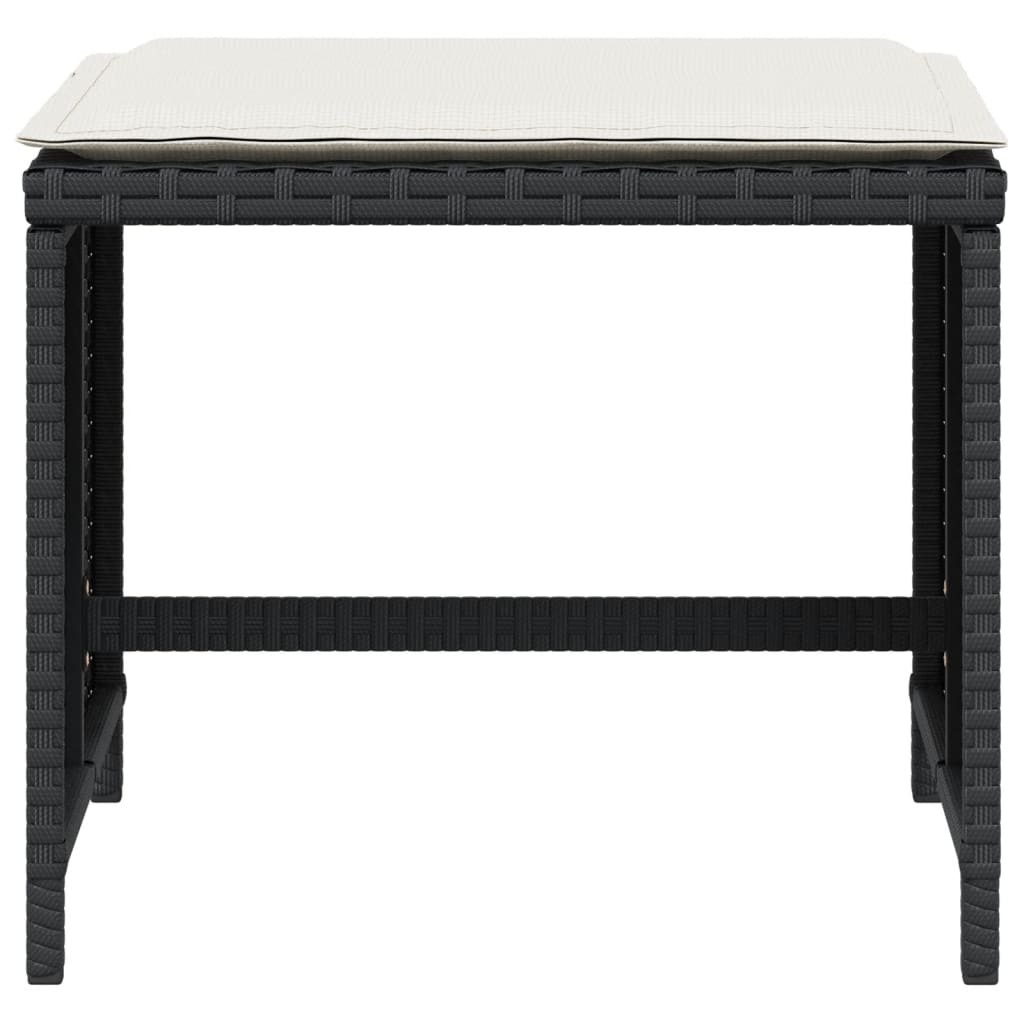 8721012236158_g_en_hd_3 vidaXL Garden Stools with Cushions 4 pcs Black 41x41x36 cm Poly Rattan - Image 5