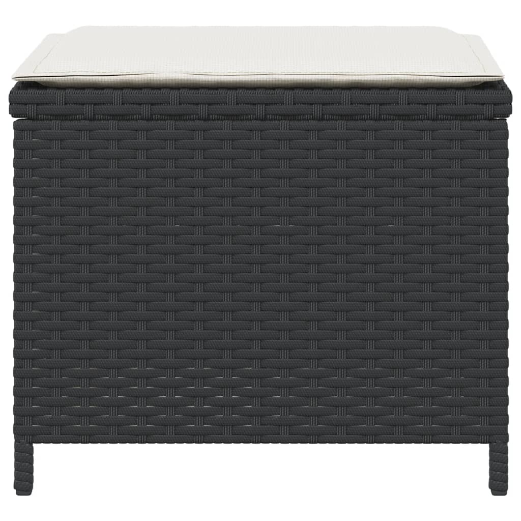 8721012236158_g_en_hd_4 vidaXL Garden Stools with Cushions 4 pcs Black 41x41x36 cm Poly Rattan - Image 6