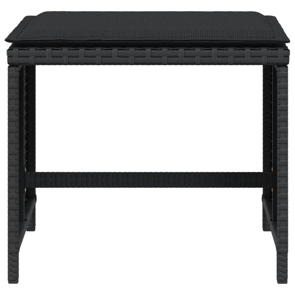 8721012236165_g_en_hd_3 vidaXL Garden Stools with Cushions 4 pcs Black 41x41x36 cm Poly Rattan - Image 5