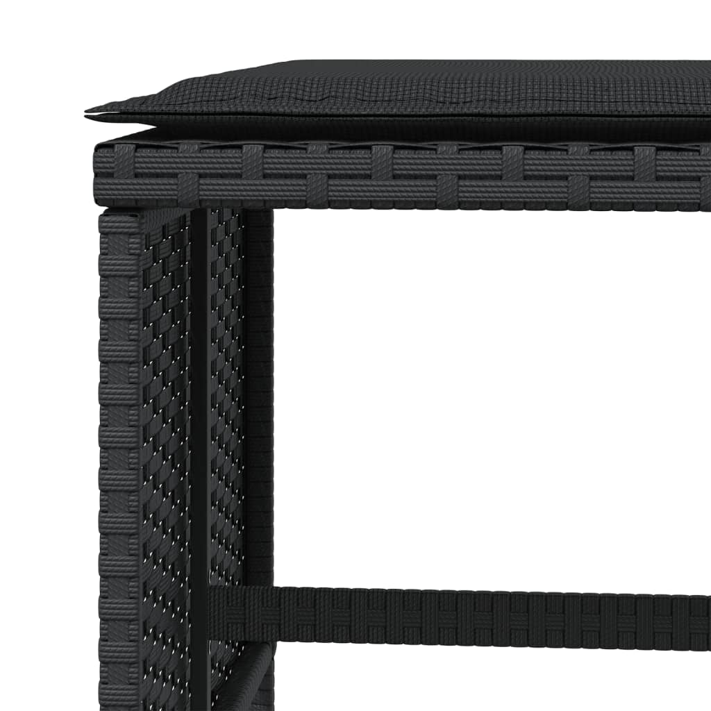 8721012236165_g_en_hd_6 vidaXL Garden Stools with Cushions 4 pcs Black 41x41x36 cm Poly Rattan - Image 8
