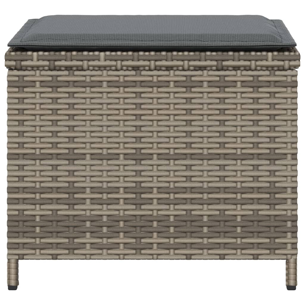 8721012236172_g_en_hd_4 vidaXL Garden Stools with Cushions 4 pcs Grey 41x41x36 cm Poly Rattan - Image 6