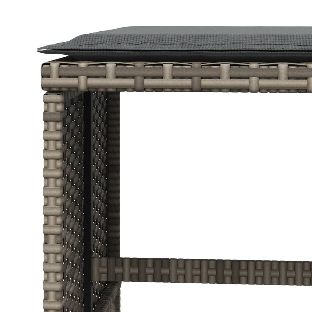 8721012236172_g_en_hd_6 vidaXL Garden Stools with Cushions 4 pcs Grey 41x41x36 cm Poly Rattan - Image 8