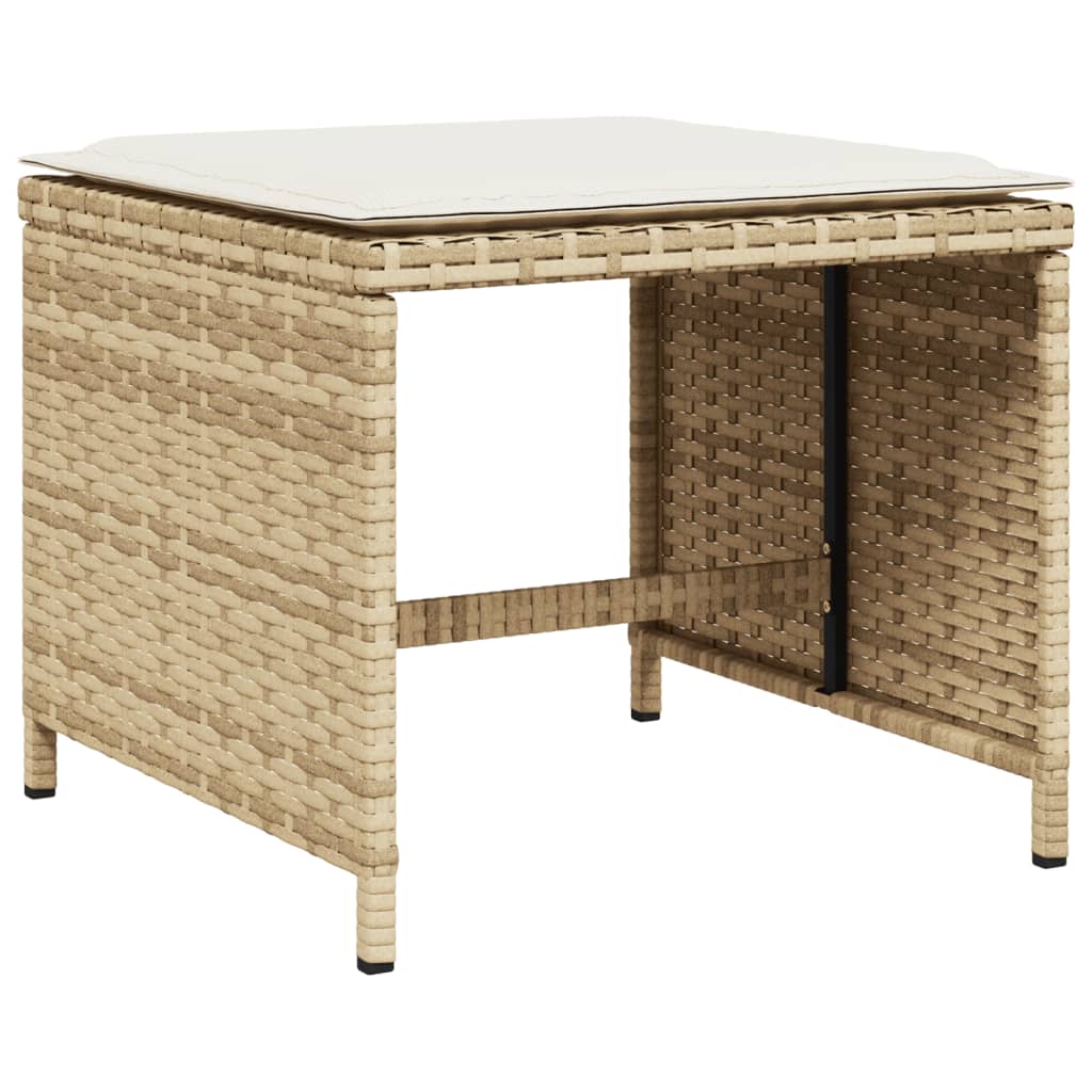 8721012236196_g_en_hd_2 vidaXL Garden Stools with Cushions 4 pcs Beige 41x41x36 cm Poly Rattan - Image 4
