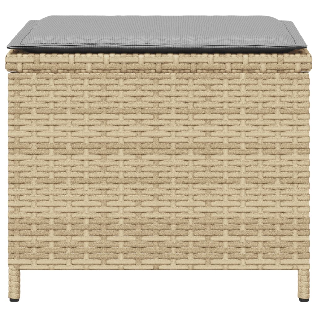 8721012236219_g_en_hd_4 vidaXL Garden Stools with Cushions 4 pcs Mix Beige 41x41x36 cm Poly Rattan - Image 6