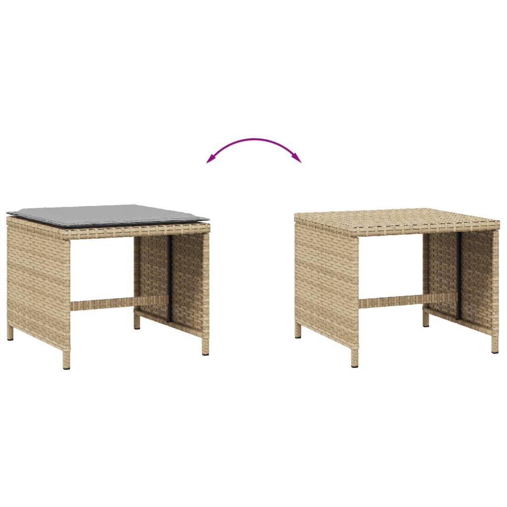 8721012236219_g_en_hd_5 vidaXL Garden Stools with Cushions 4 pcs Mix Beige 41x41x36 cm Poly Rattan - Image 7