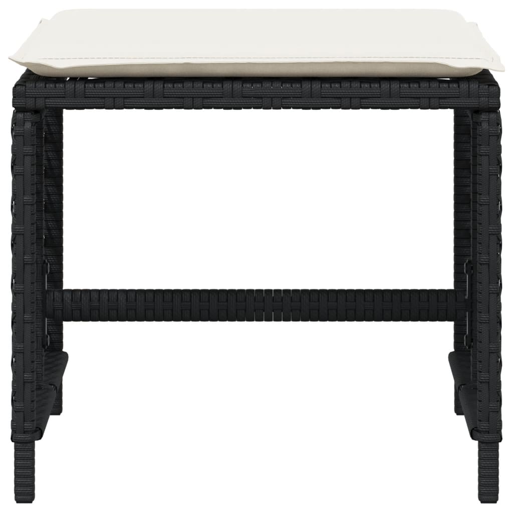 8721012236226_g_en_hd_3 vidaXL Garden Stools with Cushions 4 pcs Black 41x41x36 cm Poly Rattan - Image 5