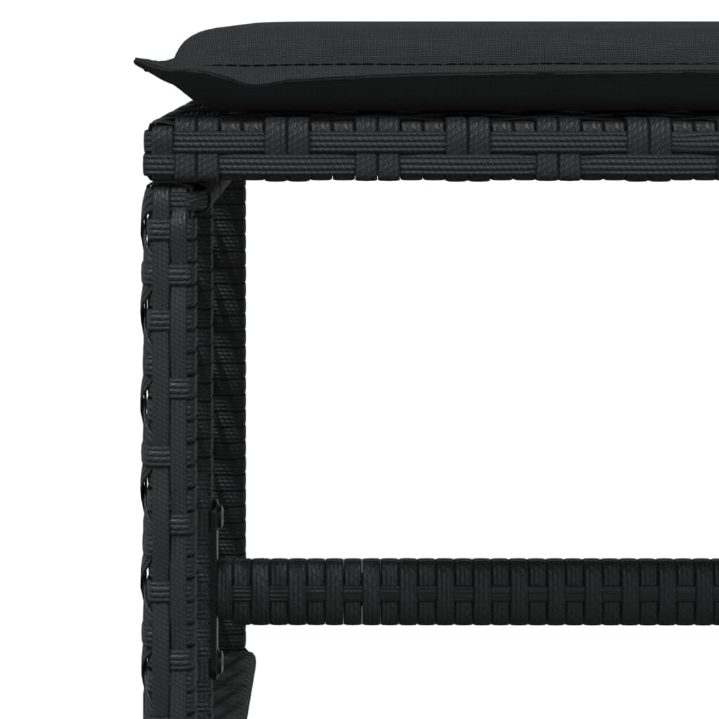 8721012236233_g_en_hd_6 vidaXL Garden Stools with Cushions 4 pcs Black 41x41x36 cm Poly Rattan - Image 8