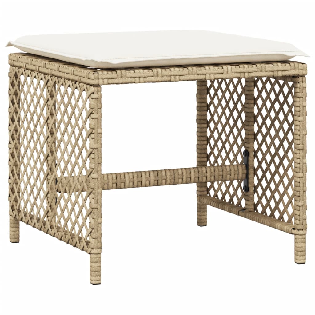 8721012236264_g_en_hd_2 vidaXL Garden Stools with Cushions 4 pcs Beige 41x41x36 cm Poly Rattan - Image 4
