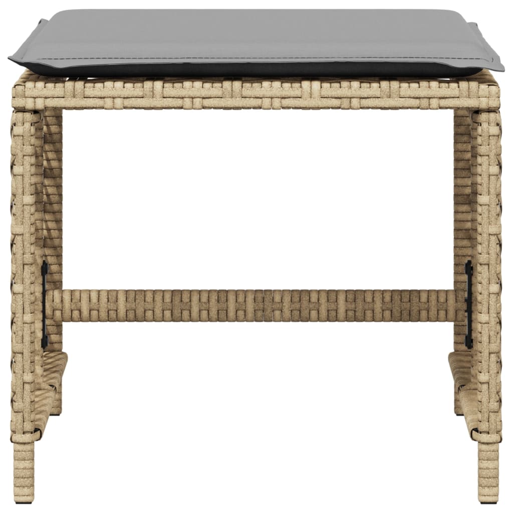 8721012236288_g_en_hd_3 vidaXL Garden Stools with Cushions 4 pcs Mix Beige 41x41x36 cm Poly Rattan - Image 5