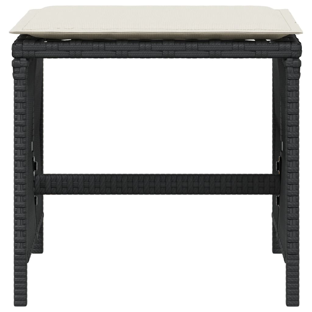 8721012236295_g_en_hd_3 vidaXL Garden Stools with Cushions 4 pcs Black 41x41x36 cm Poly Rattan - Image 5