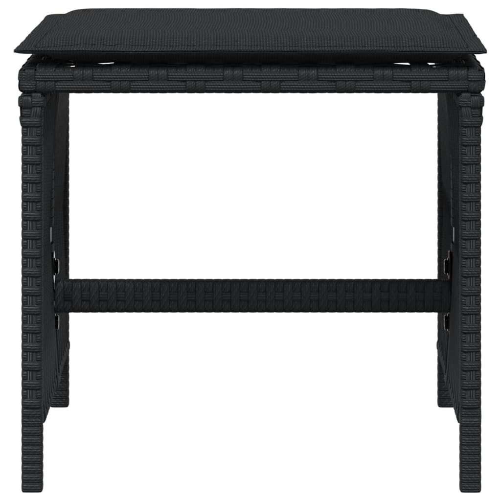 8721012236301_g_en_hd_3 vidaXL Garden Stools with Cushions 4 pcs Black 41x41x36 cm Poly Rattan - Image 5