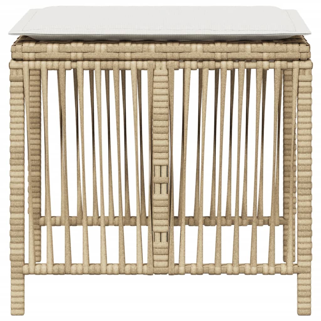 8721012236332_g_en_hd_4 vidaXL Garden Stools with Cushions 4 pcs Beige 41x41x36 cm Poly Rattan - Image 6
