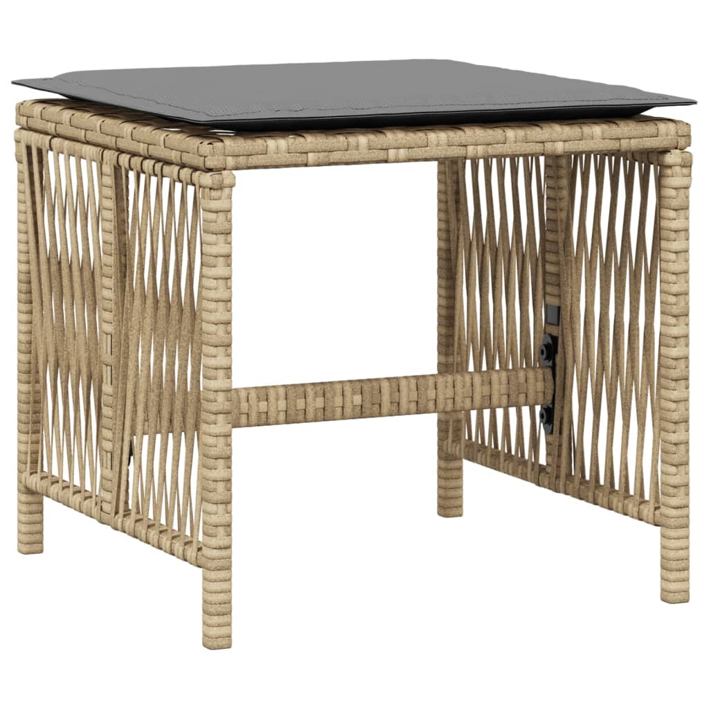 8721012236356_g_en_hd_2 vidaXL Garden Stools with Cushions 4 pcs Mix Beige 41x41x36 cm Poly Rattan - Image 4