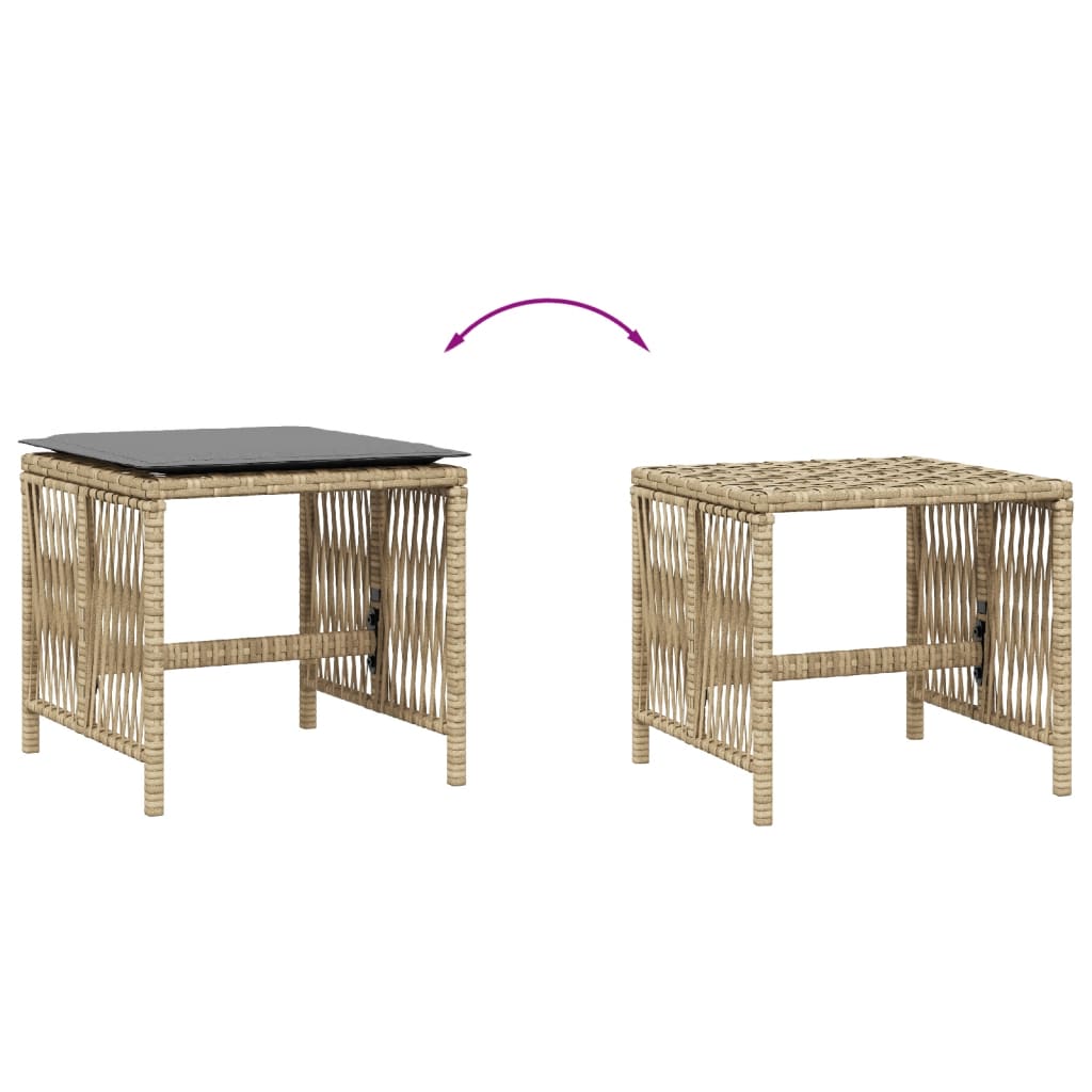 8721012236356_g_en_hd_5 vidaXL Garden Stools with Cushions 4 pcs Mix Beige 41x41x36 cm Poly Rattan - Image 7