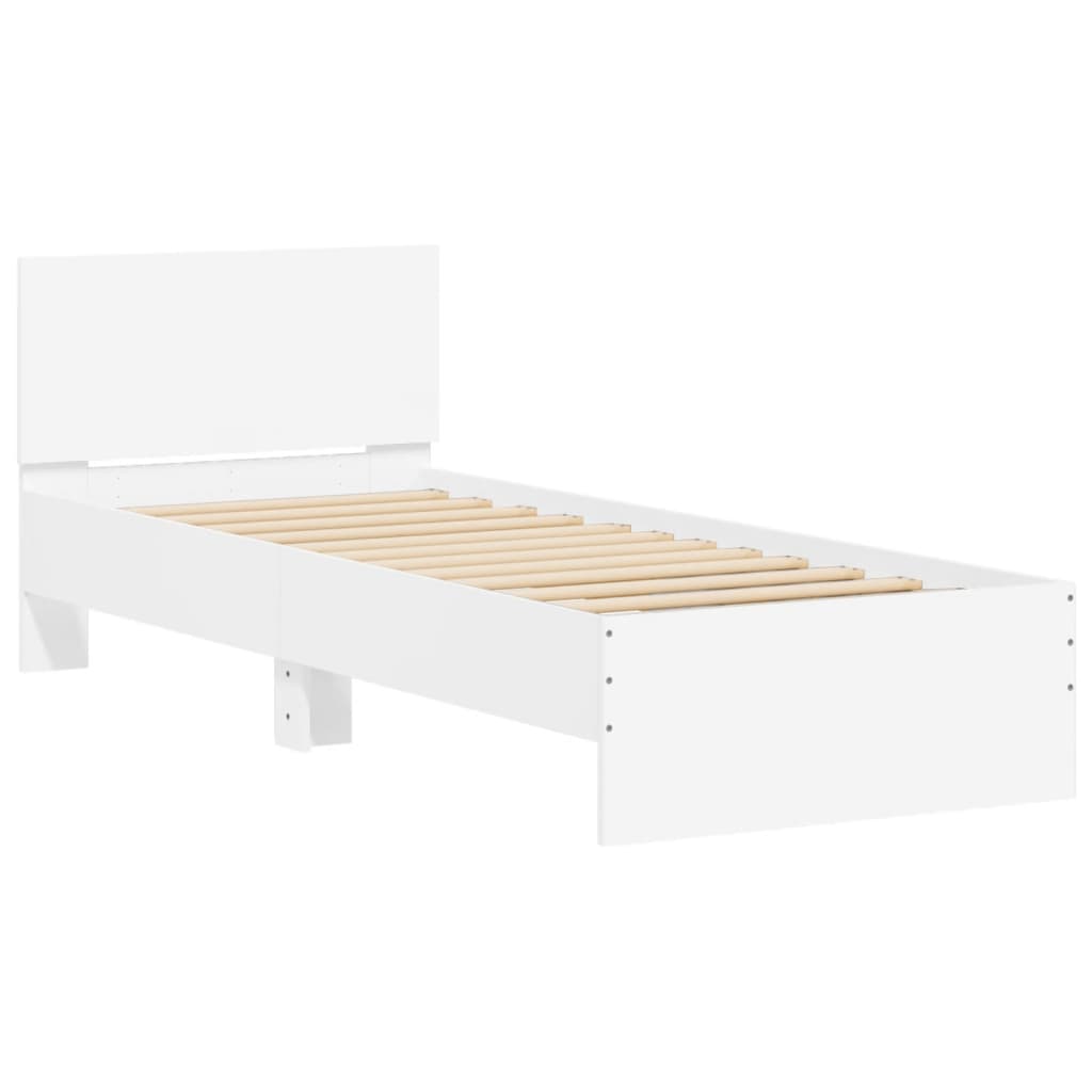 8721012240025_g_en_hd_1 vidaXL Bed Frame without Mattress with Headboard White 90x190 cm - Image 3