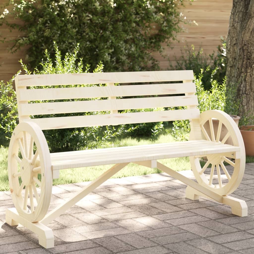 8721012242128_m_en_hd_1 vidaXL Garden Bench 2-Seater Solid Wood Fir - Image 1