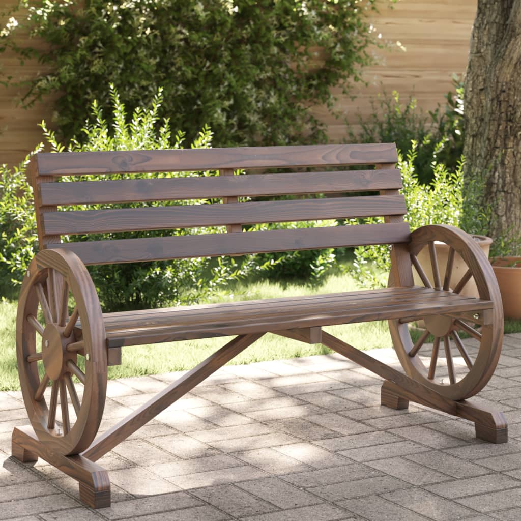 8721012242135_m_en_hd_1 vidaXL Garden Bench 2-Seater Solid Wood Fir - Image 1