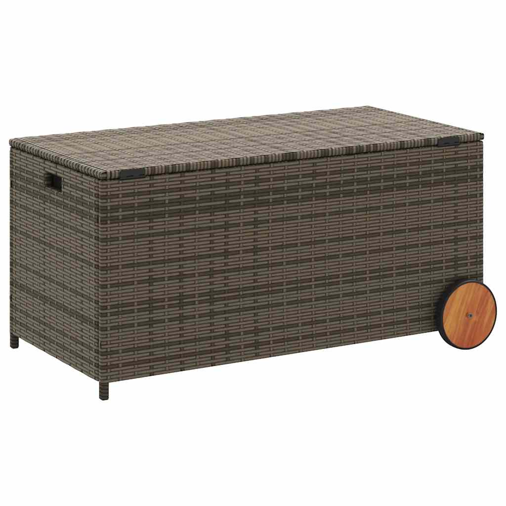 8721012243682_g_en_hd_4 vidaXL Garden Storage Box with Wheels Grey 190L Poly Rattan - Image 6