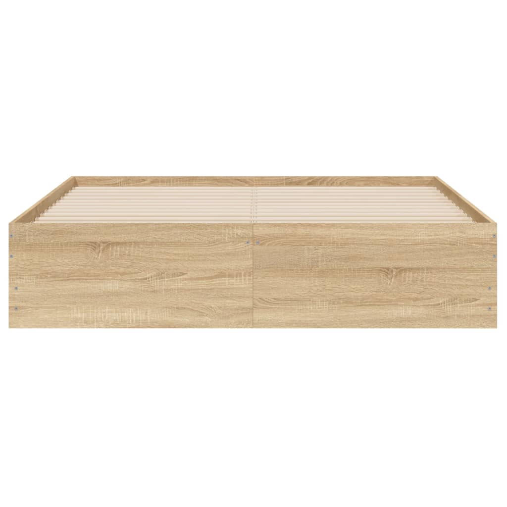8721012244856_g_en_hd_4 vidaXL Bed Frame with Drawers without Mattress Sonoma Oak 150x200 cm - Image 6