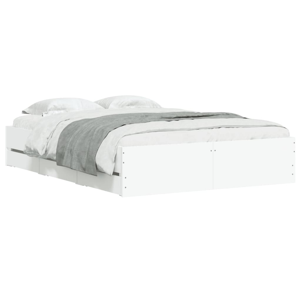 8721012245259_g_en_hd_1 vidaXL Bed Frame with Drawers without Mattress White 135x190 cm - Image 3