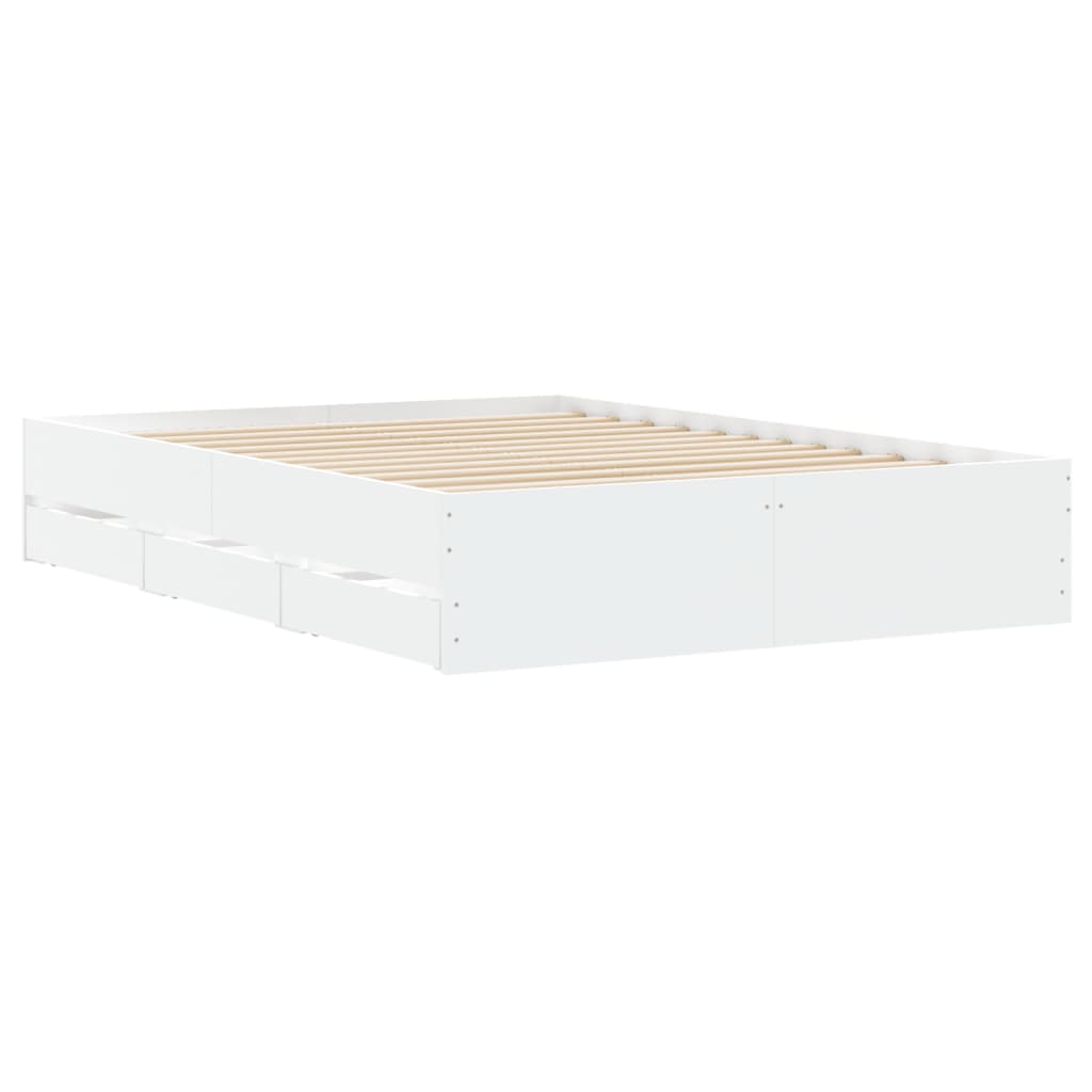8721012245259_g_en_hd_6 vidaXL Bed Frame with Drawers without Mattress White 135x190 cm - Image 8