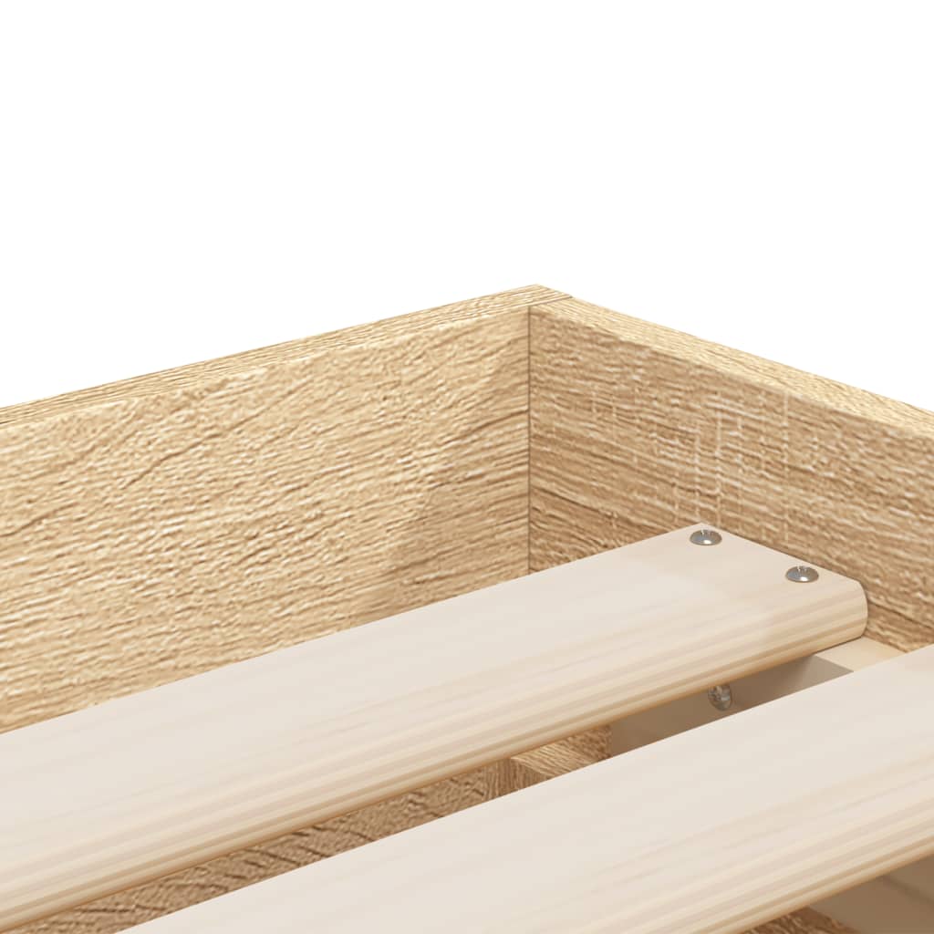 8721012245419_g_en_hd_7 vidaXL Bed Frame with Drawers without Mattress Sonoma Oak 90x190 cm - Image 9