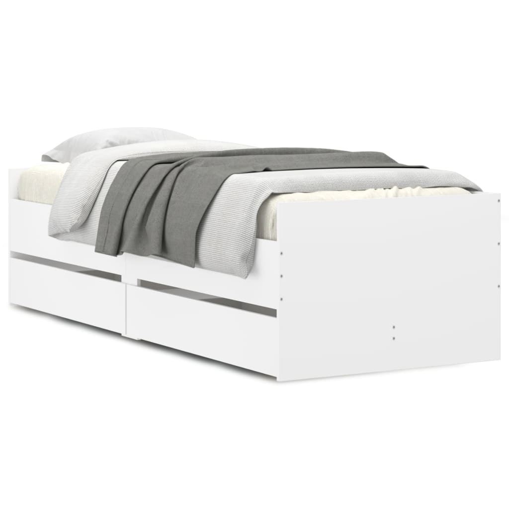 8721012245679_a_en_hd_1 vidaXL Bed Frame with Drawers without Mattress White 90x190 cm - Image 2