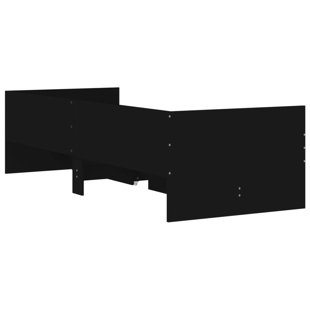 8721012245686_g_en_hd_6 vidaXL Bed Frame with Drawers without Mattress Black 90x190 cm - Image 8